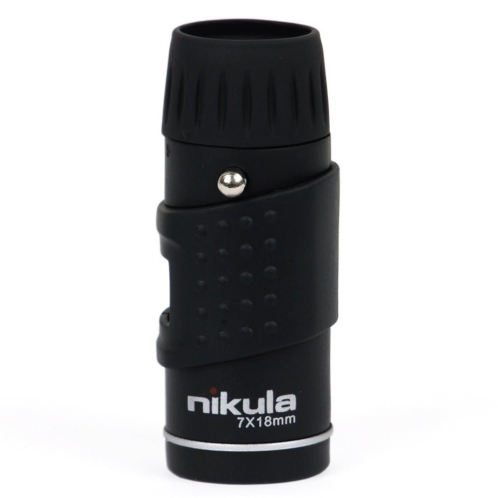Compact 7×18 Pocket Monocular for Wildlife Observation, Stadium Events, Hiking & Travel | Handheld HD Optical Scope