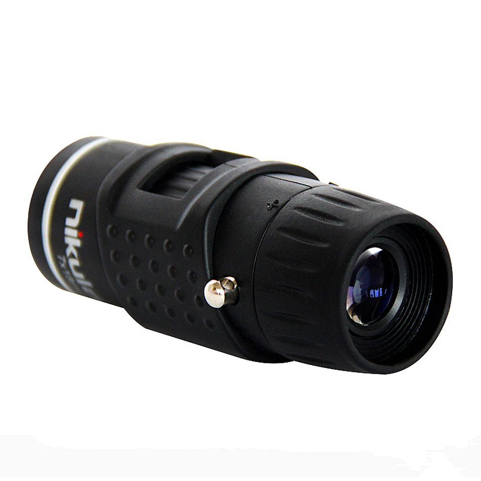 Compact Pocket Monocular 7x18 Magnification for Wildlife Observation Sports Events Concerts Hiking Camping Travel Portable Single-Eye