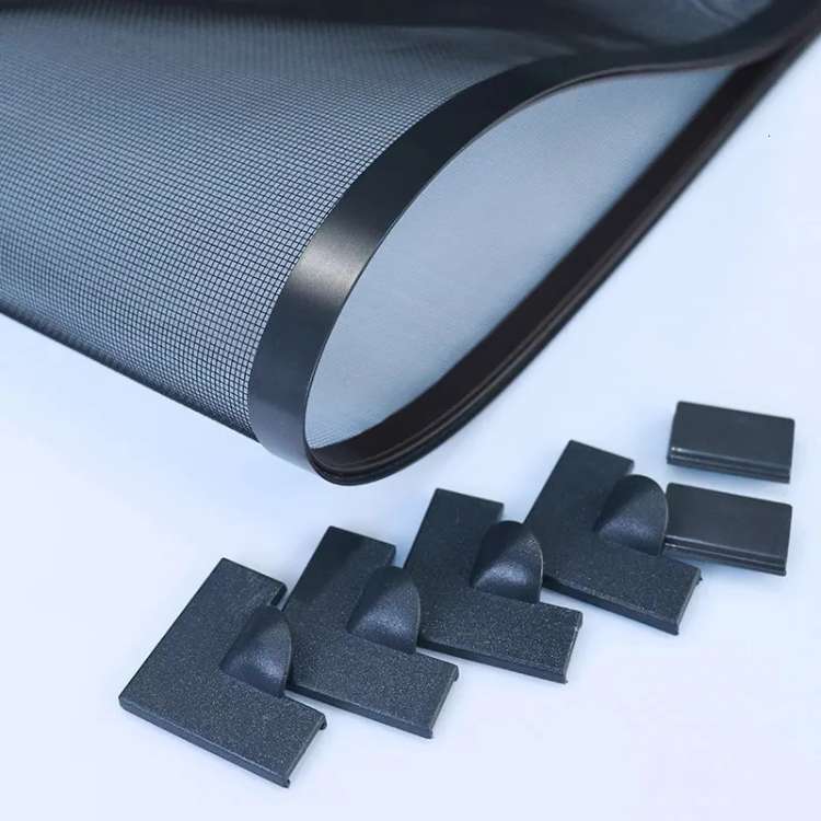 Self-Sealing Window Screen with 26 Magnetic Closures – Insect Barrier for Fresh Air Ventilation