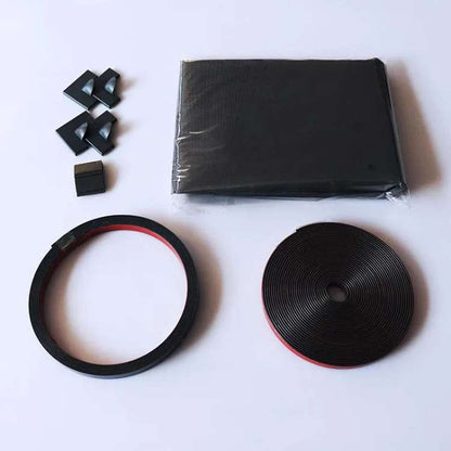 Self-Sealing Window Screen with 26 Magnetic Closures – Insect Barrier for Fresh Air Ventilation