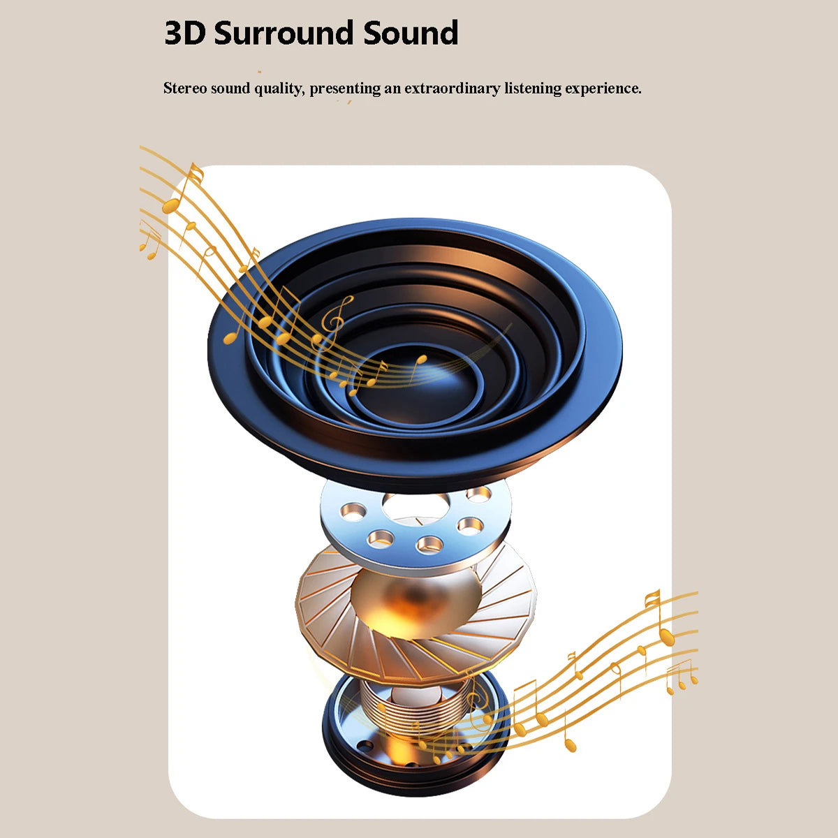 Under-Pillow Sleep Speaker with Bone Conduction Audio & 11 Nature Sounds for Bedtime Listening