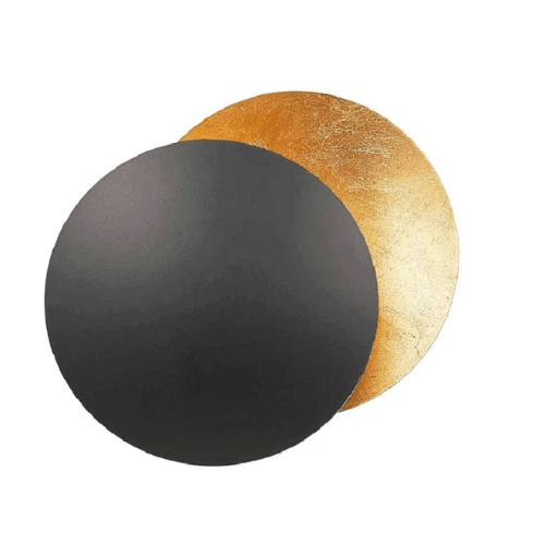 Applique murale Eclipse réglable, disque en métal rotatif de 12 pouces de diamètre, finition noire, éclairage d'ambiance pour chambre, salon, couloir, intérieur