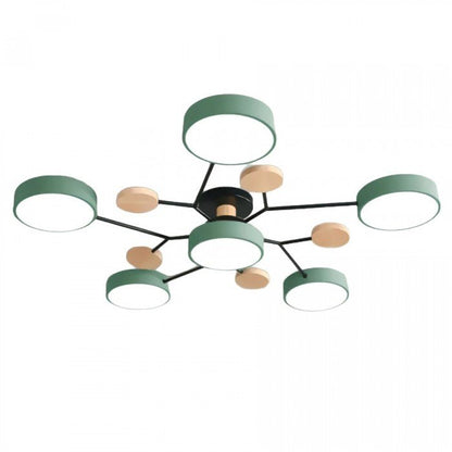 Branching LED Ceiling Light – Scandinavian Modern Design – Aluminum & Acrylic – Warm White 3000K – Energy-Efficient Fixture for Living