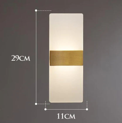 Contemporary Copper Sconce with LED Bulb Included – Hardwired Wall Light for Hallway, Bedroom, Living Room & Office