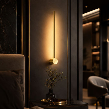 Modern Aluminum LED Wall Light Fixture for Bedroom Living Room Hallway – Adjustable White Lighting Bar Sconce 24-31 inch Decorative