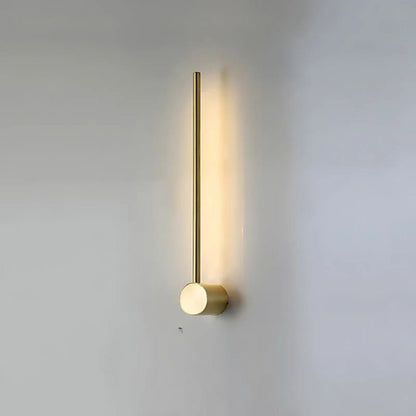 Modern Aluminum LED Wall Light Fixture for Bedroom Living Room Hallway – Adjustable White Lighting Bar Sconce 24-31 inch Decorative