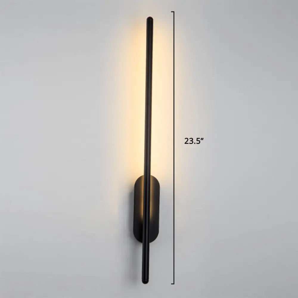 Adjustable LED Wall Sconce Light for Bedroom & Hallway - Swivel Arm Design, Acrylic Diffuser, Aluminum Finish - Modern Vertical Fixture