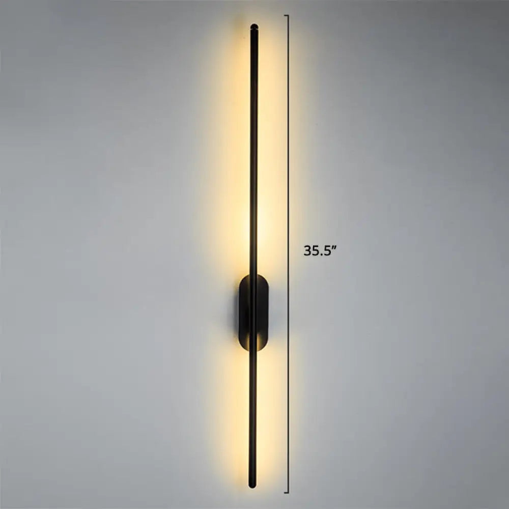 Adjustable LED Wall Sconce Light for Bedroom & Hallway - Swivel Arm Design, Acrylic Diffuser, Aluminum Finish - Modern Vertical Fixture