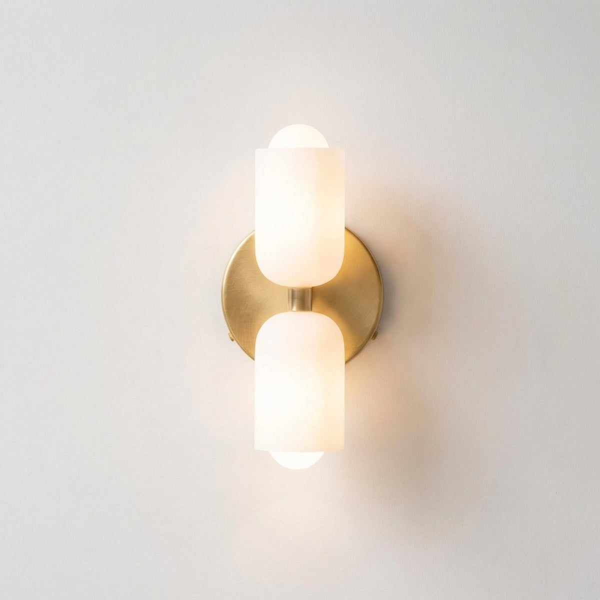 Dual-Direction Wall Sconce with Matte Finish for Modern Interiors – E27 LED Compatible, Up & Down Light