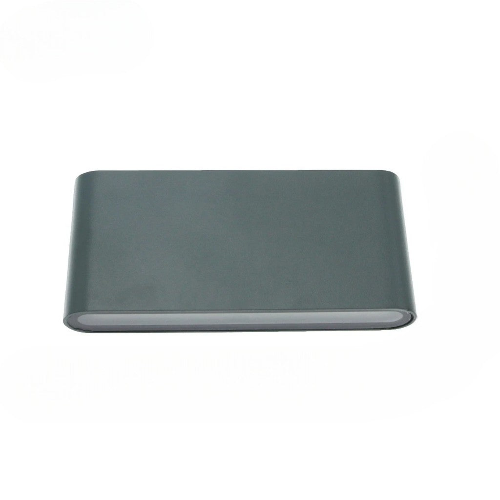 Applique murale extérieure en aluminium résistant aux intempéries – Design géométrique moderne pour patio, porche, jardin, allée, entrée et façade, indice de protection IP65