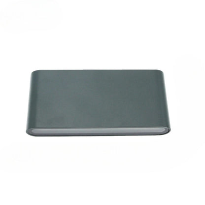 Applique murale extérieure en aluminium résistant aux intempéries – Design géométrique moderne pour patio, porche, jardin, allée, entrée et façade, indice de protection IP65