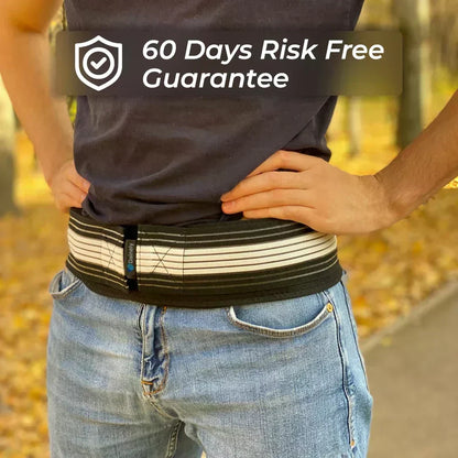 Lower Back Support Belt for SI Joint Stability and Hip Compression – Adjustable Lumbar Brace for Active Lifestyles