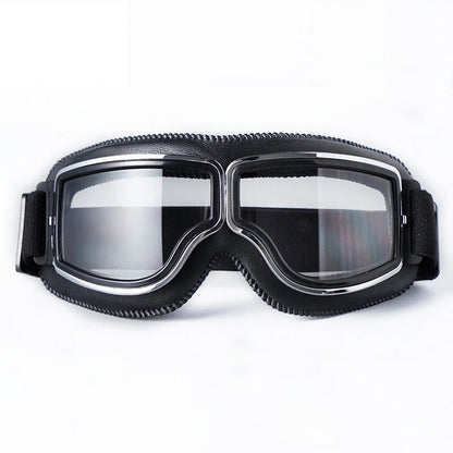 Motorcycle Goggles Fit Over Prescription Glasses Anti-Fog UV Protection Riding Eyewear for Bikers Cyclists Outdoor Sports Adjustable Strap H
