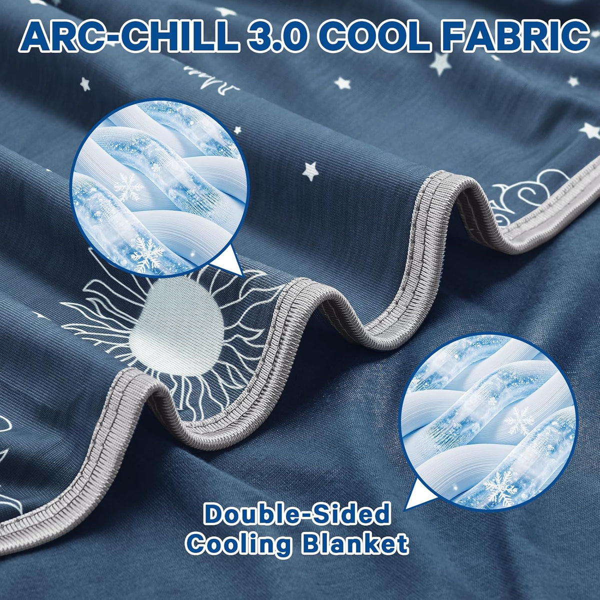 Confort douillet | Couverture rafraîchissante en tissu double face | Couverture d'été légère pour les dormeurs ayant chaud et les voyages