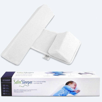 Adjustable Anti-Roll Side Sleep Wedge for Babies 0-12 Months | Memory Foam Triangle Positioner for Infants Newborns | Washable Cover