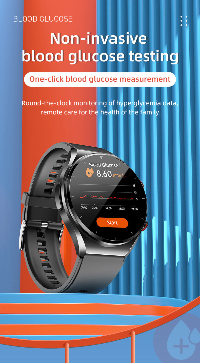 HealthGuard Pro | Montre connectée avec ECG et tensiomètre | Suivi de santé tout-en-un pour des informations bien-être