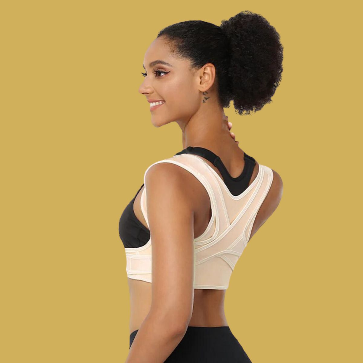 Invisible Posture Corrector Brace for Back Pain Relief & Alignment Support – Adjustable Upper Back Shoulder Straightener for Men & Women