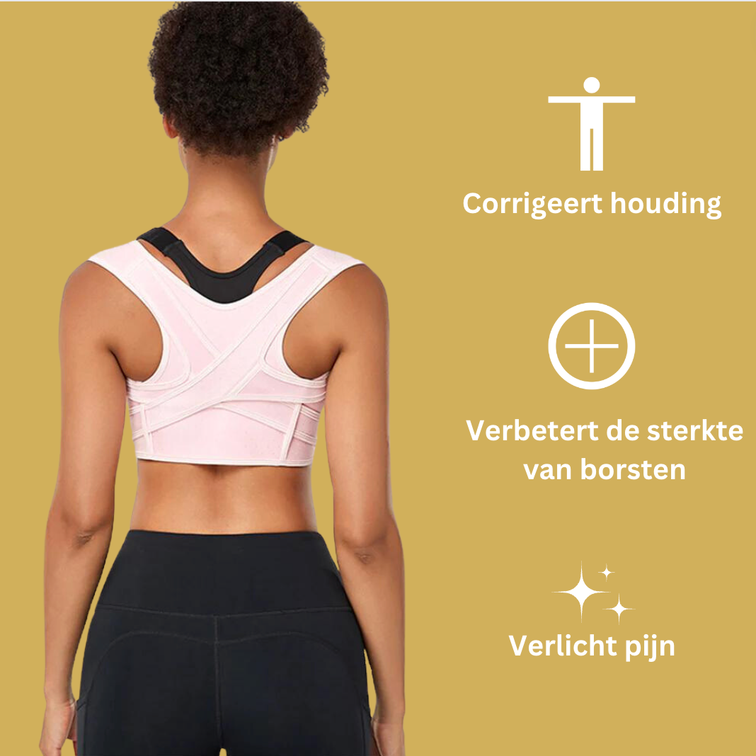 Invisible Posture Corrector Brace for Back Pain Relief & Alignment Support – Adjustable Upper Back Shoulder Straightener for Men & Women