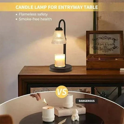 WAXTIMER – Lampe chauffe-bougie avec minuteur pour une ambiance sans flamme