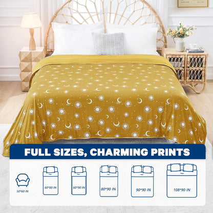 Confort douillet | Couverture rafraîchissante en tissu double face | Couverture d'été légère pour les dormeurs ayant chaud et les voyages