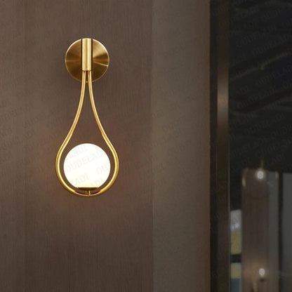 Metal Wall Sconce Minimalist Lamp Gold Black Silver Finish Hardwired Fixture Bedroom Hallway Living Room Dining Room Sconce