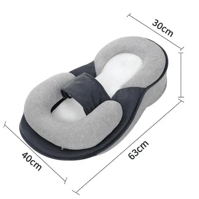 Coussin incliné pour sommeil de bébé avec inclinaison de 15° pour soulager le reflux et améliorer le repos