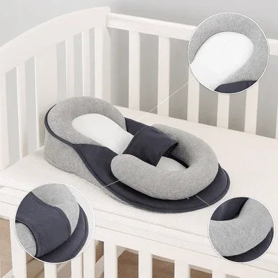 Coussin incliné pour sommeil de bébé avec inclinaison de 15° pour soulager le reflux et améliorer le repos