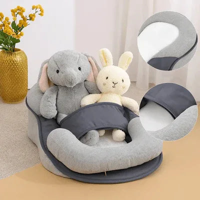 Coussin incliné pour sommeil de bébé avec inclinaison de 15° pour soulager le reflux et améliorer le repos