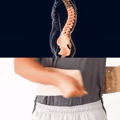 Lumbar Traction Brace for Lower Back Pain Relief – Inflatable Spinal Decompression Device for Men & Women