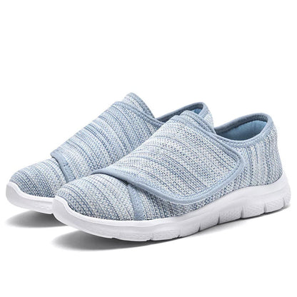 Comfortable Wide-Fit Walking Shoes for Women – Adjustable Soft Upper for Sensitive Feet