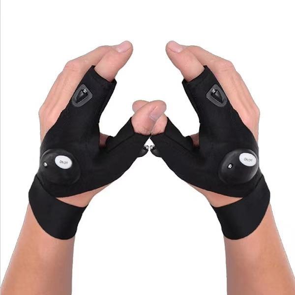 Hands-Free LED Work Glove with Fingertip Light for Repairs, Fishing & Night Tasks – Left or Right Hand