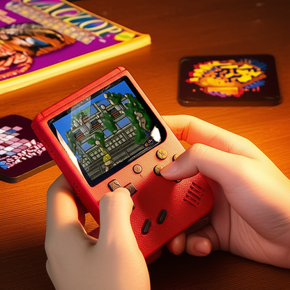 Handheld Gaming Device with 400 Classic Arcade Titles and 7-Hour Battery Life for Kids & Adults