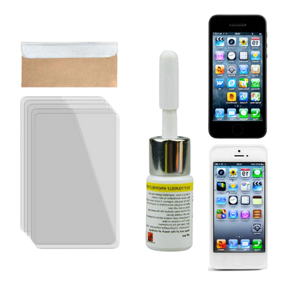 Glass Screen Repair Kit for Phones & Tablets – Windshield Chip Fix with Resin & Applicator