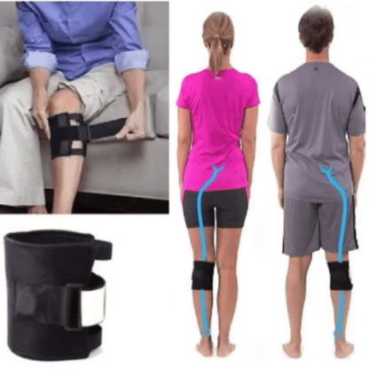 Ceinture de soutien lombaire pour le soulagement des douleurs dorsales – Attelle de compression réglable avec coussin d'acupression pour la sciatique, la hanche et la jambe