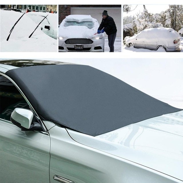 All-Weather Auto Windshield Protector with Magnetic Hold for Year-Round Ice, Snow, Sun & Frost Defense