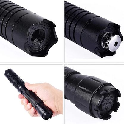 Tactical Laser Torch | Multifunction Outdoor Tool with Fast Fire Ignition | Adjustable Focus for Camping and Survival