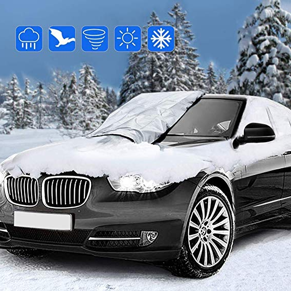 All-Weather Auto Windshield Protector with Magnetic Hold for Year-Round Ice, Snow, Sun & Frost Defense
