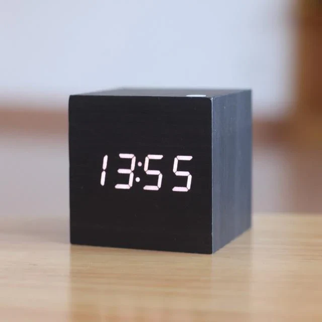 Modern Digital Wall Clock with Glowing Numerals | Stylish Minimalist Design for Home or Office