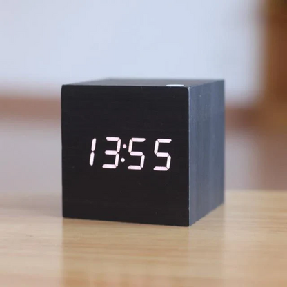 Modern Digital Wall Clock with Glowing Numerals | Stylish Minimalist Design for Home or Office