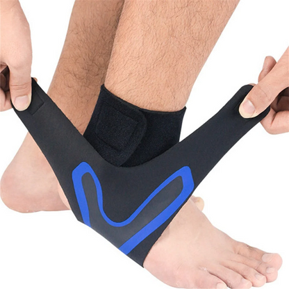 Chevillère de compression ajustable avec maintien enveloppant pour fasciite plantaire, entorses et tendinites