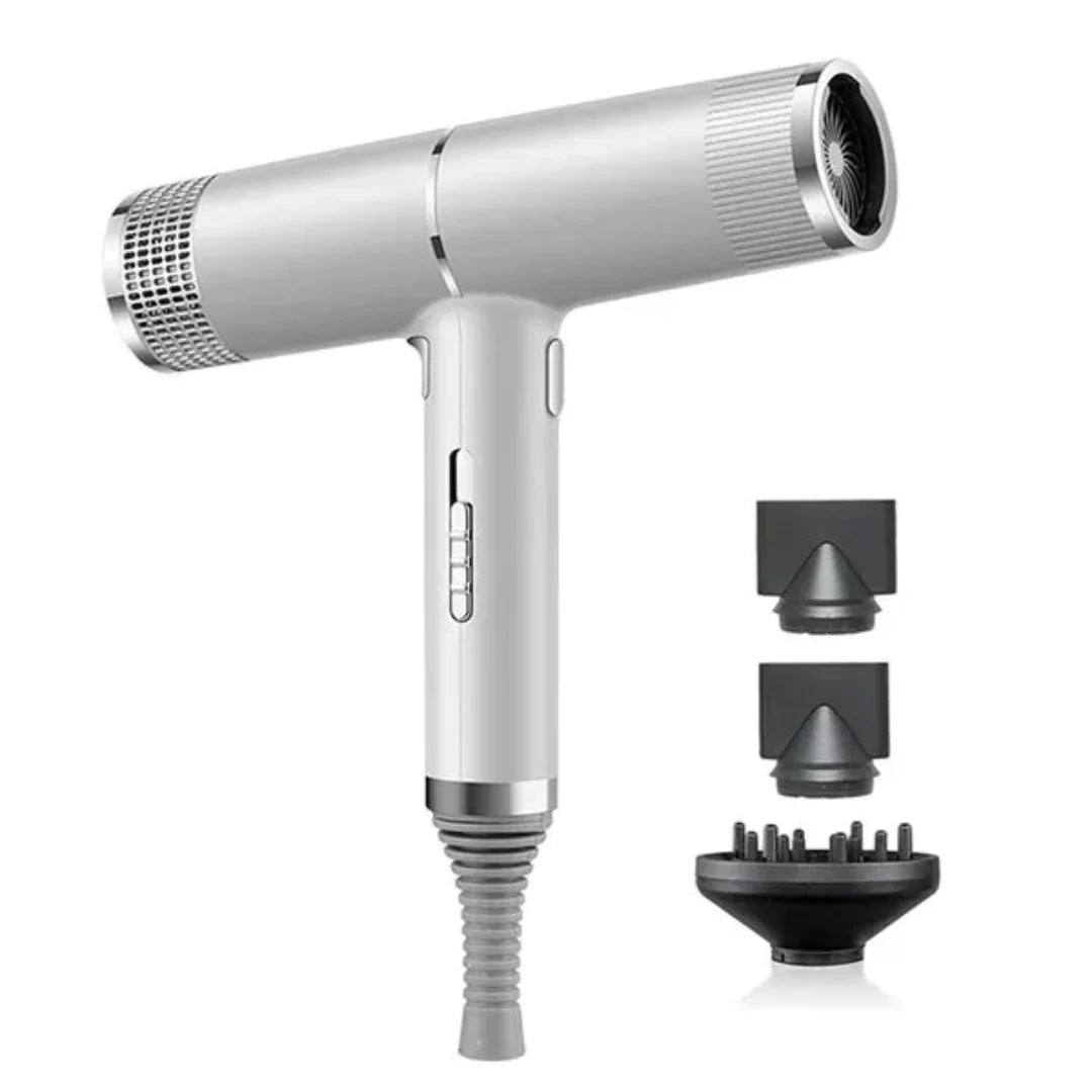 1100W Lightweight Blow Dryer with Ionic Technology for Smooth Styling, Compact Travel Design, Fast Airflow, Anti-Frizz Performance