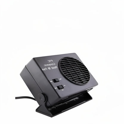 Portable 12V Vehicle Heater with Dual Power Settings 150W 300W Ceramic Element for Winter Warmth & Defrosting Windshields in Cars, Trucks, R