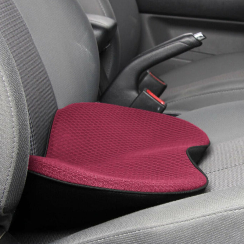 Memory Foam Driving Booster Seat Cushion for Petite Drivers – Ergonomic Height Lift Pad with Lumbar Support for Car, Truck & Office Chair
