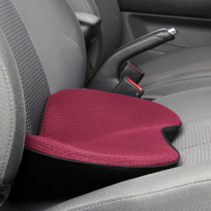 Memory Foam Driving Booster Seat Cushion for Petite Drivers – Ergonomic Height Lift Pad with Lumbar Support for Car, Truck & Office Chair
