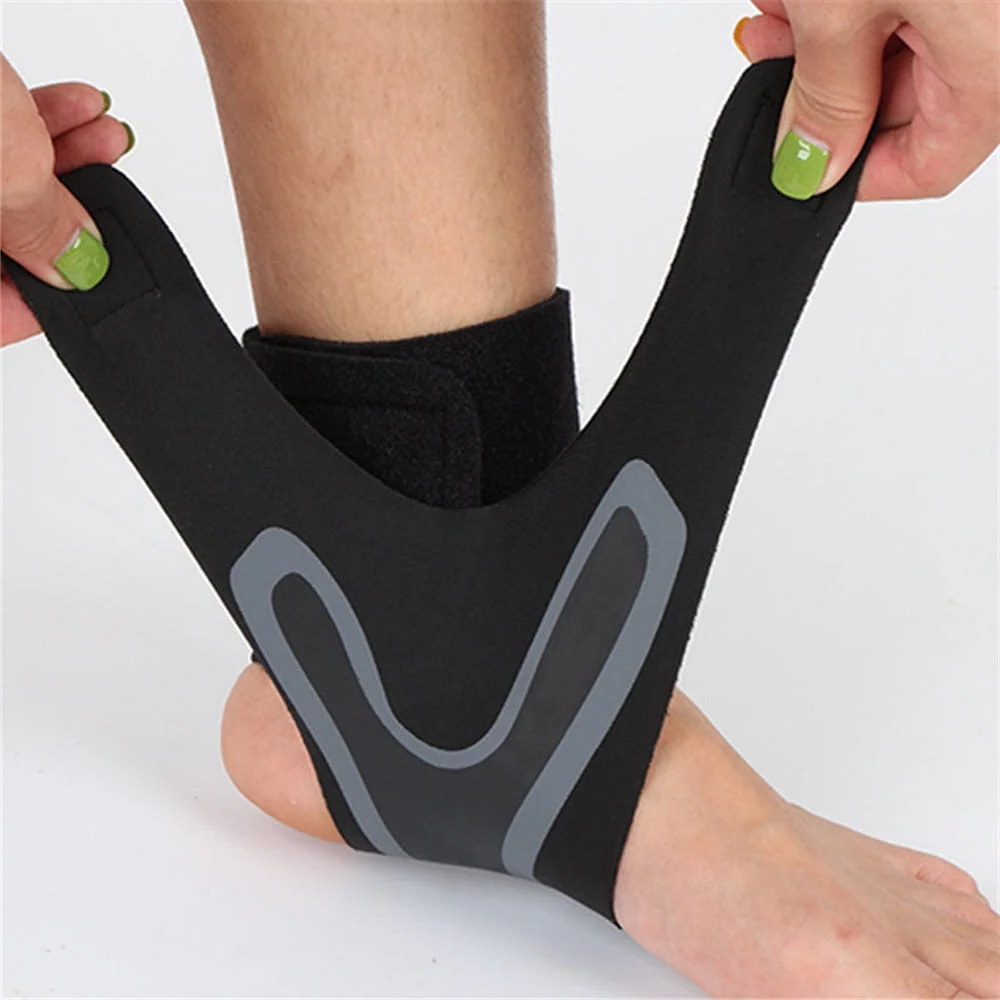 Chevillère de compression ajustable avec maintien enveloppant pour fasciite plantaire, entorses et tendinites