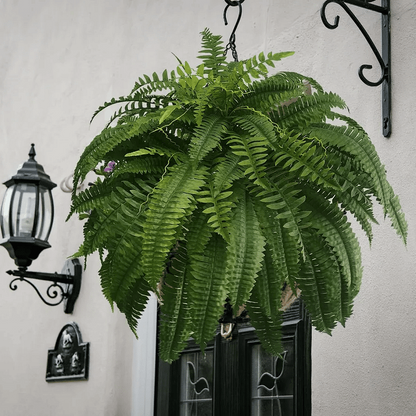 Hanging Faux Fern Plant Set – UV-Proof Outdoor Greenery 18-Piece Waterproof Vine Bundle for Patio Pergola Fence Garden Porch Decor Indoor