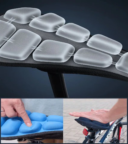 Ortekor Comfort Ride | 3D Inflatable Bicycle Seat Cushion with Shock Absorption | Ergonomic Design for Enhanced Comfort