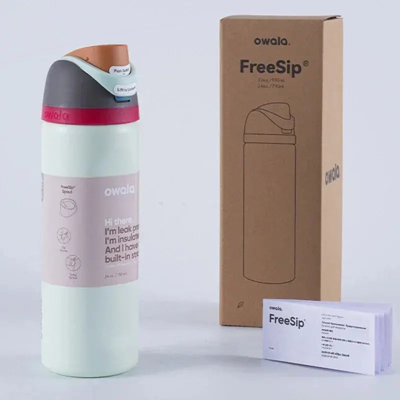 Insulated Stainless Steel Water Bottle 24 oz with Dual-Sip Spout for Gym, Hiking & Daily Hydration