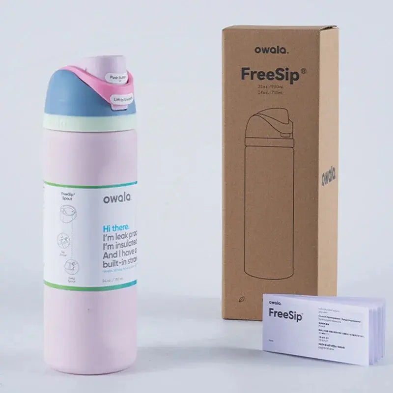 Insulated Stainless Steel Water Bottle 24 oz with Dual-Sip Spout for Gym, Hiking & Daily Hydration