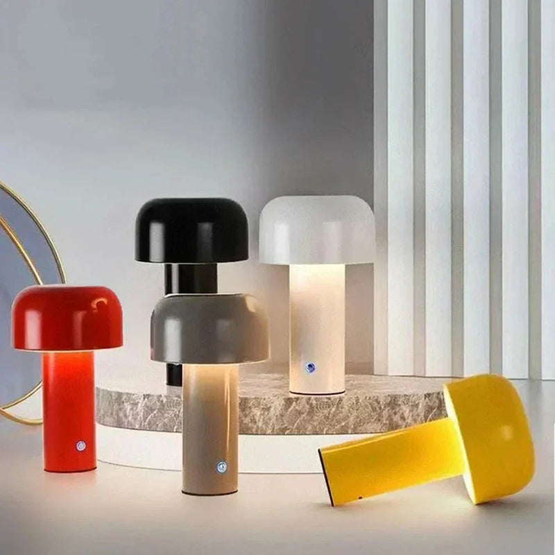 Mushroom Lamp | Portable USB Rechargeable LED Light with Soft Glow | Fun Decorative Lighting for Cozy Spaces